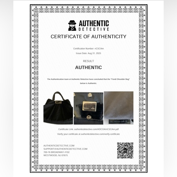 Fendi Zucca Shoulder Bag in excellent condition. - Picture 8 of 17